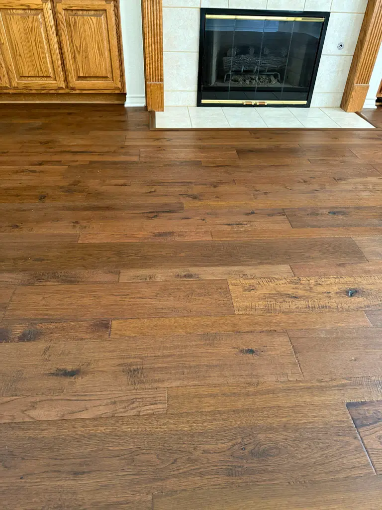 LW Flooring Sonoma Valley Cabernet Wood flooring installation in San Antonio, TX by Pride Floors